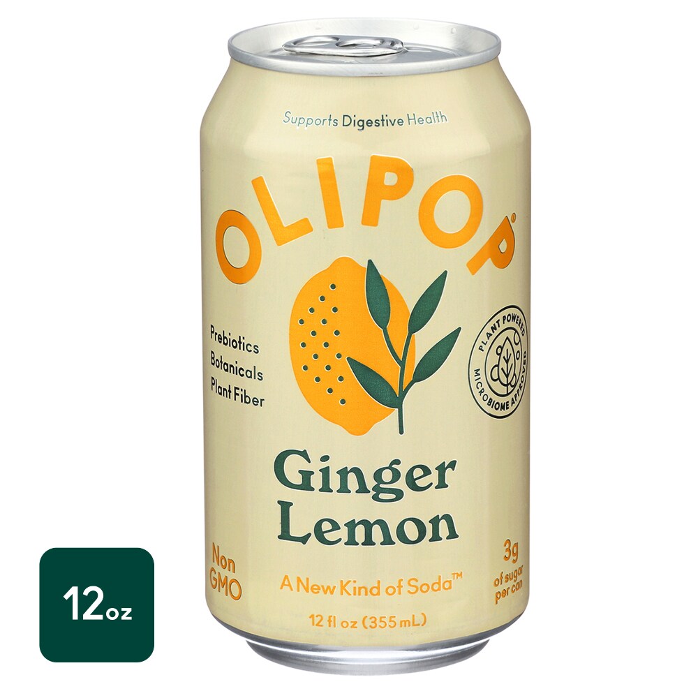 Olipop® Ginger Lemon Sparkling Tonic, 12 fl oz - Foods Co.