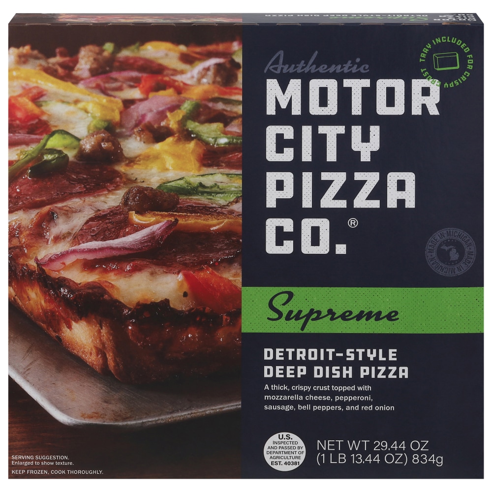 最先端 Motor City Pizza Co. Supreme Detroit-Style Deep Dish Frozen ポケモンカードゲーム