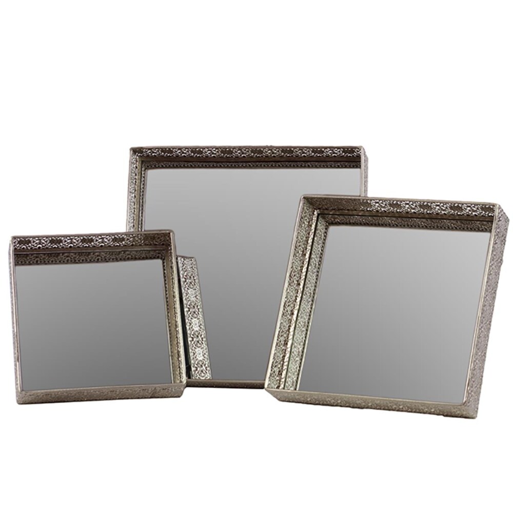 Yamazaki Tosca Mirror & Accessory Tray | The Container Store