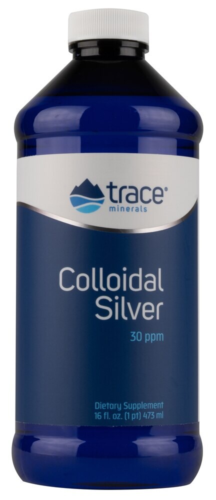Trace Minerals Research Colloidal Silver 30 Ppm 16 Fl Oz Qfc