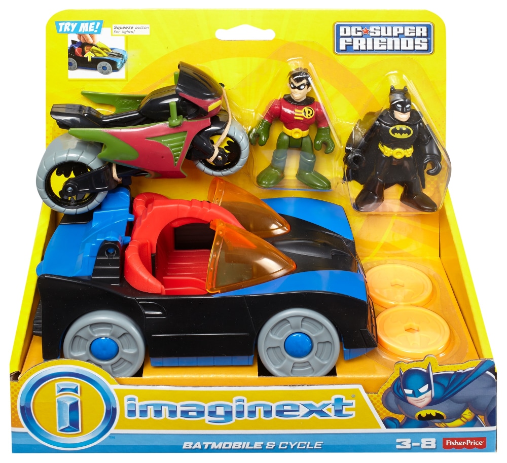 imaginext motorized batmobile