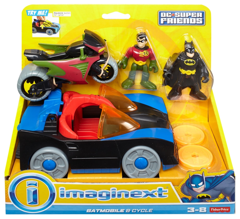 imaginext dc super friends batmobile