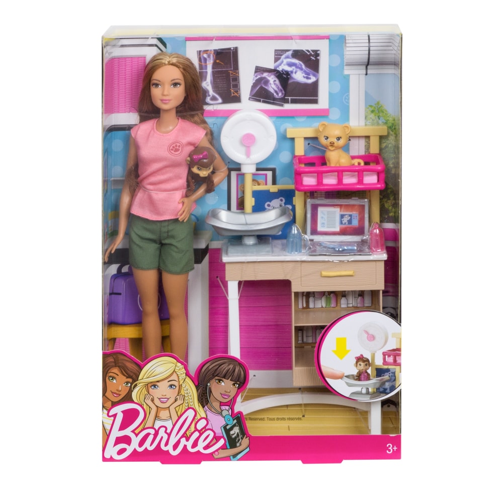 barbie doctor playset