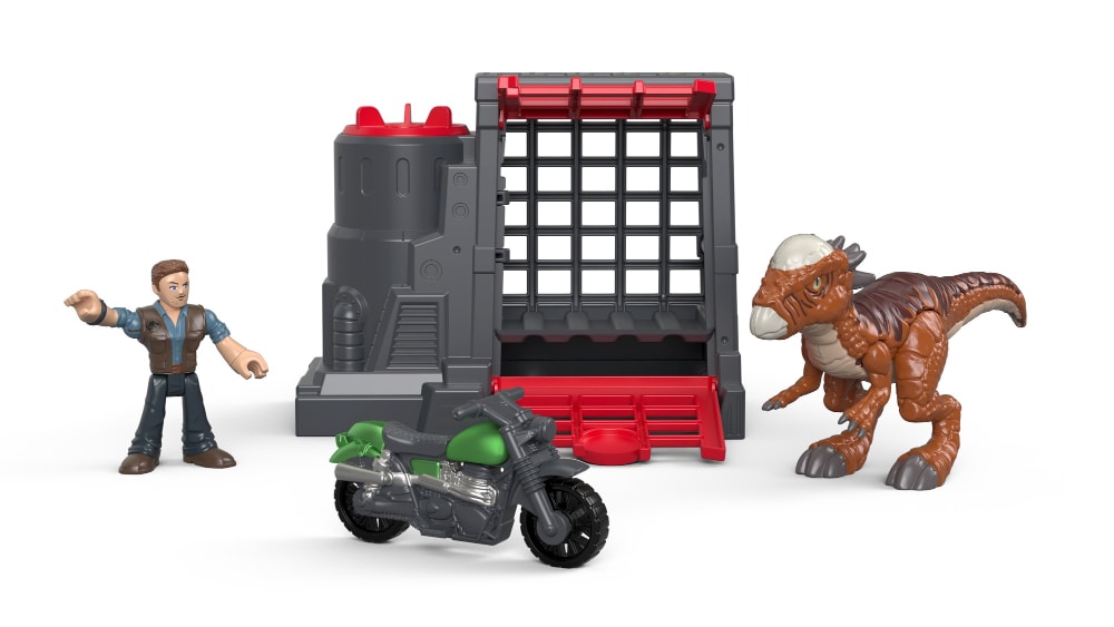 imaginext jurassic world stygimoloch & owen