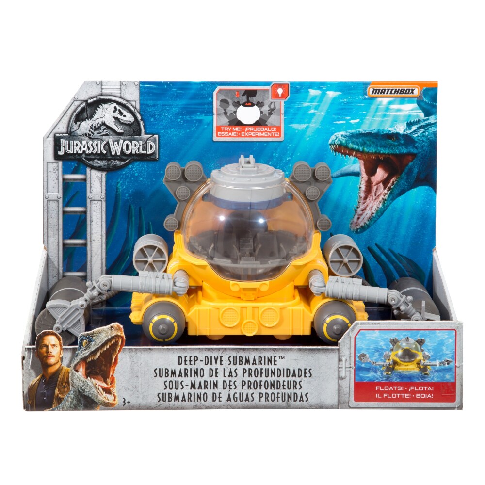 matchbox jurassic world playset