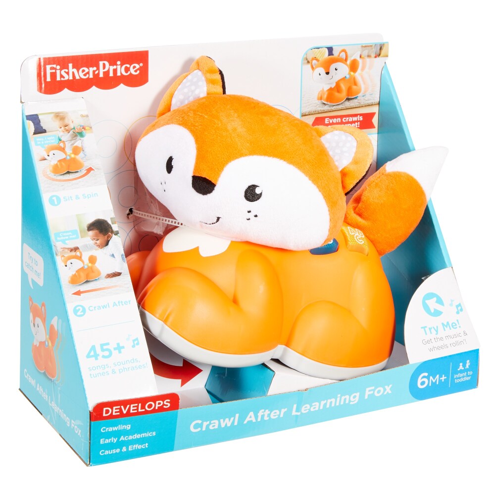 fisher price sit to crawl learning fox