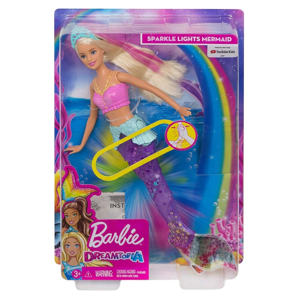 light up mermaid barbie waterproof