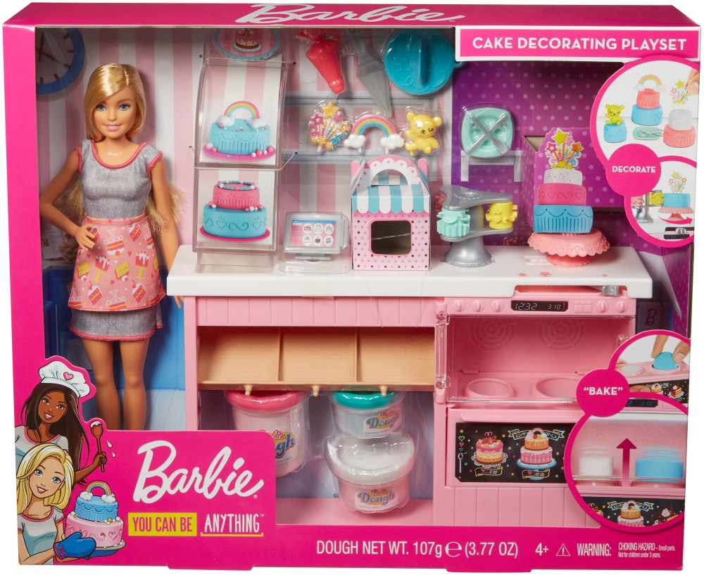 barbie donut floaty playset