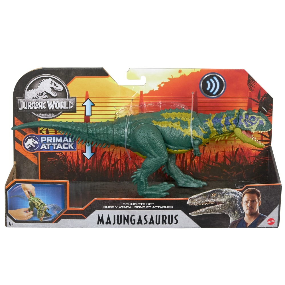 Mattel Jurassic World Majungasaurus Sound Strike Dinosaur