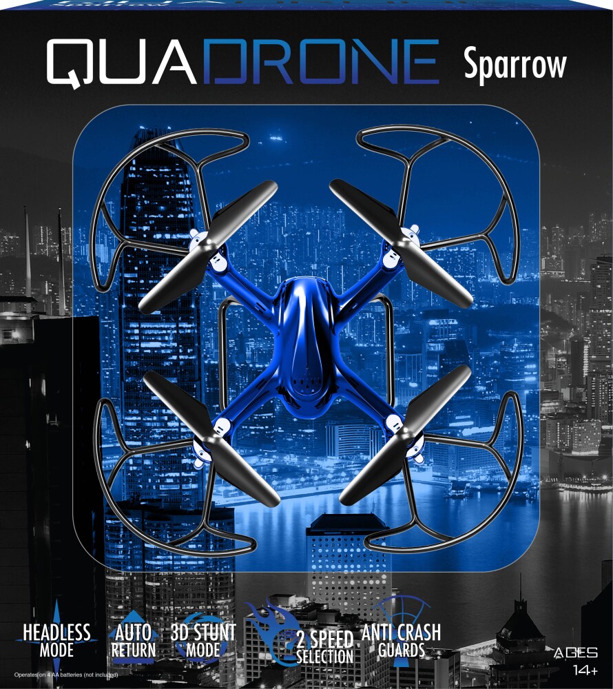 Kroger Quadrones Sparrow Flying Drone Assorted 7 25 X 7 25 X