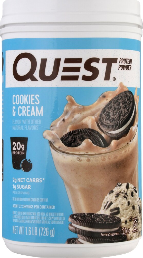 Smith S Food And Drug Quest Cookies Cream Protein Powder 1 6 Lb