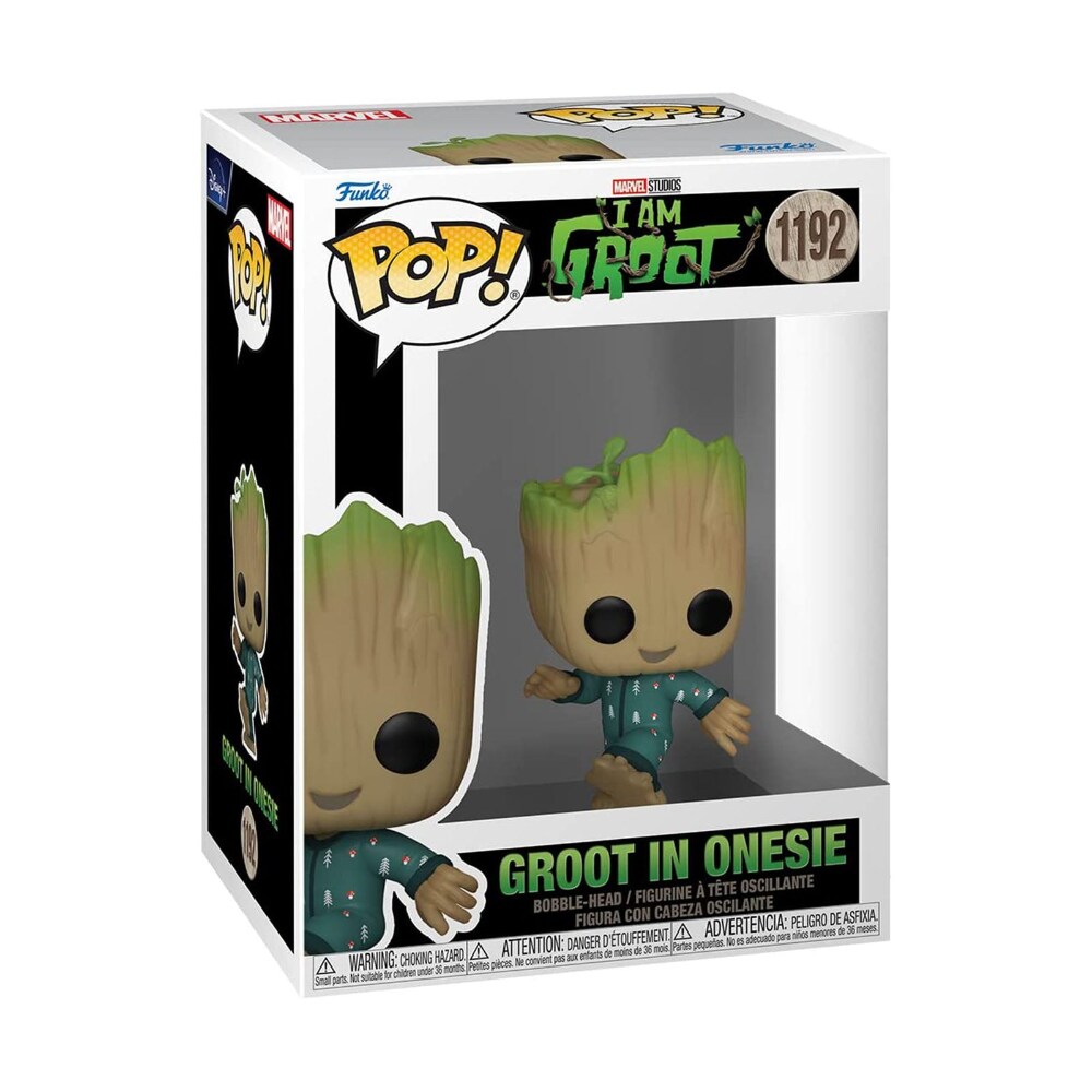 Funko Pop! Marvel: I Am Groot, Groot in Onesie, 1 each Funko Pop! Marvel: I Am Groot, Groot in Onesie, 1 each