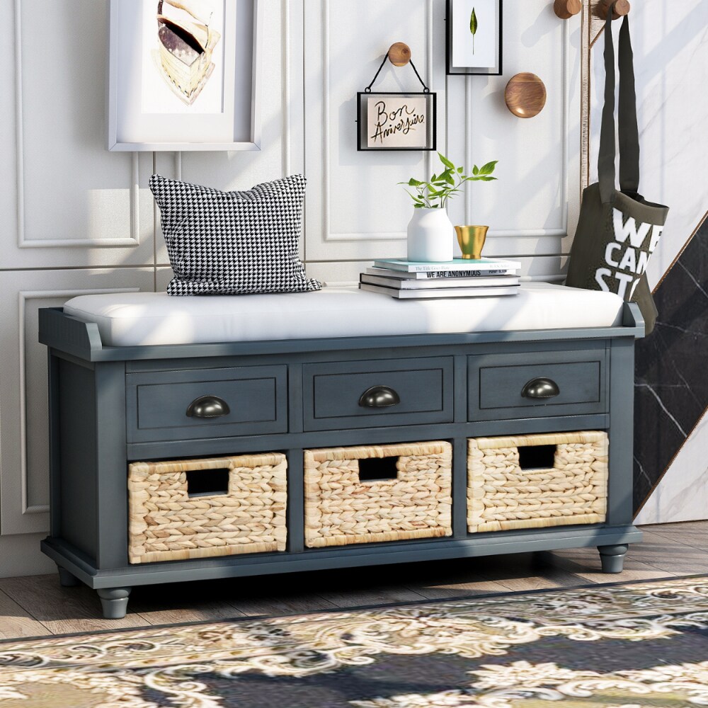 Storage bench for office hotsell