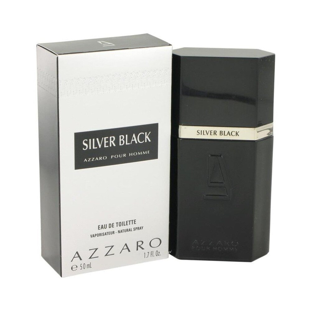 Silver Black Eau De Toilette Spray By Azzaro - 1.7 oz