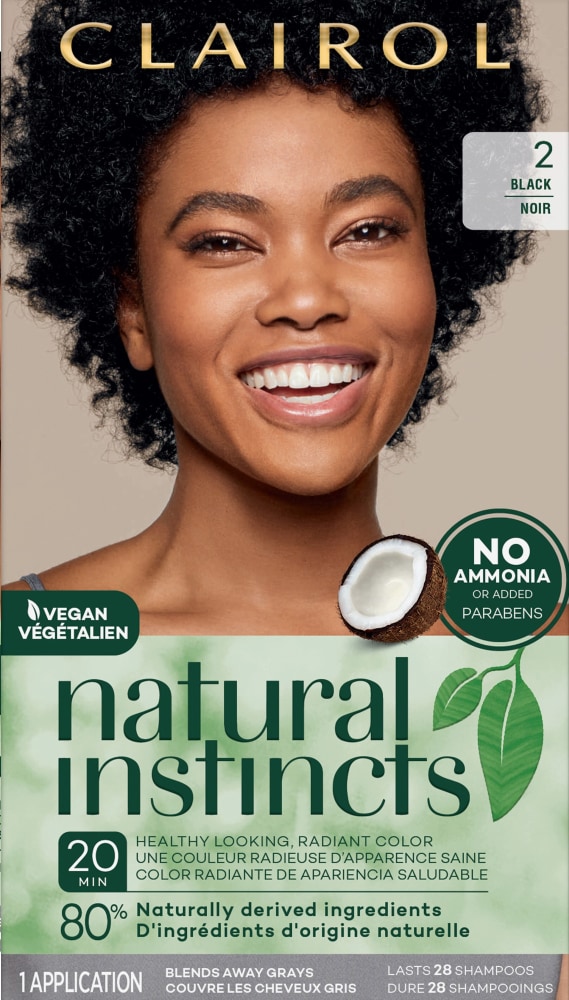 Food 4 Less Calirol Natural Instincts 2 Black Hair Dye Kit 1 Ct