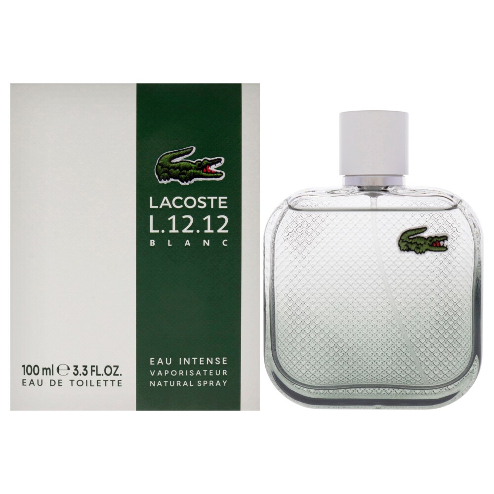 Lacoste Eau De Lacoste L.12.12 Blanc Eau Intense Eau De Toilette Spray By Lacoste - 3.3 oz