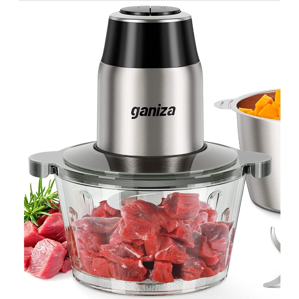 Ganiza Food Processors Electric Chopper with Meat Grinder Veggie Chopper Black 1 Fred Meyer