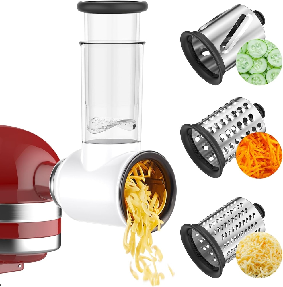 Slicer Shredder Attachment for Kitchenaid Stand Mixer with 3 Blades 3Pcs 1 count Pay Less Super Markets