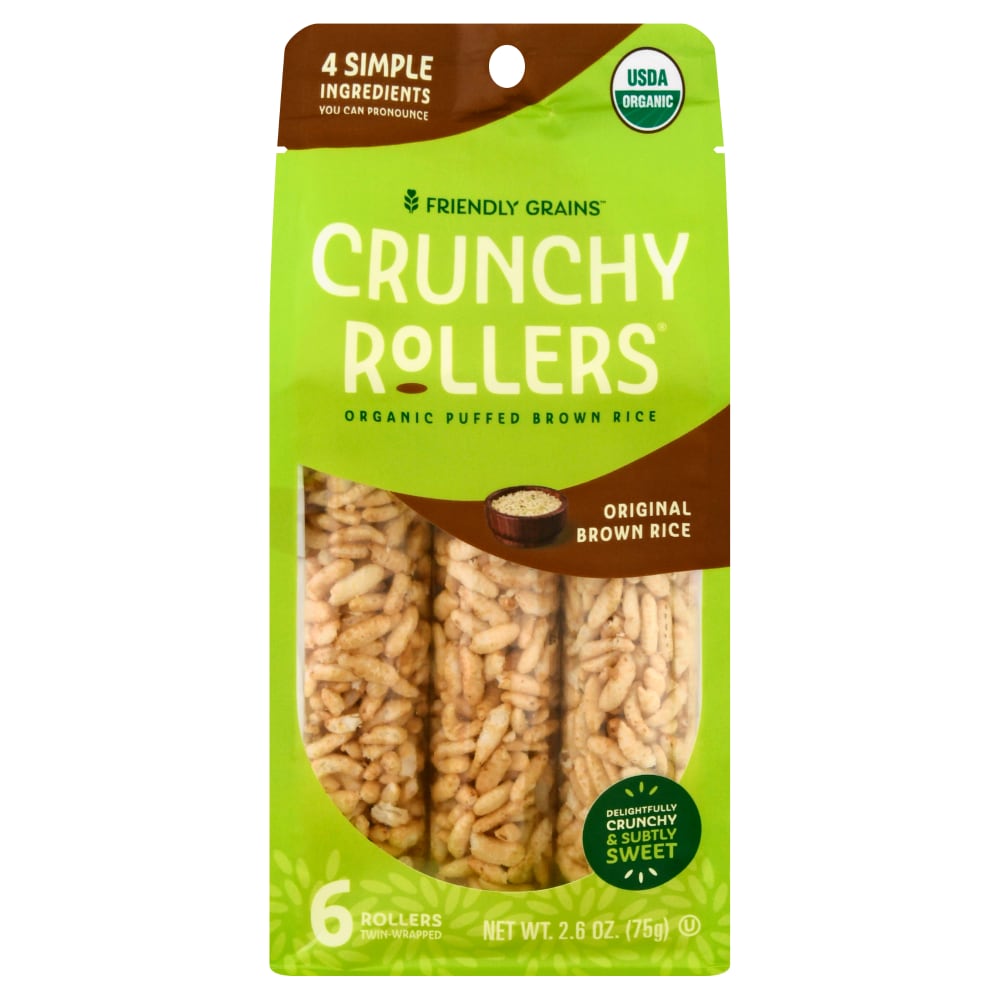 Friendly Grains Pouch Brown Rice 2.6 oz, Case of 8 - 2.6 OZ each