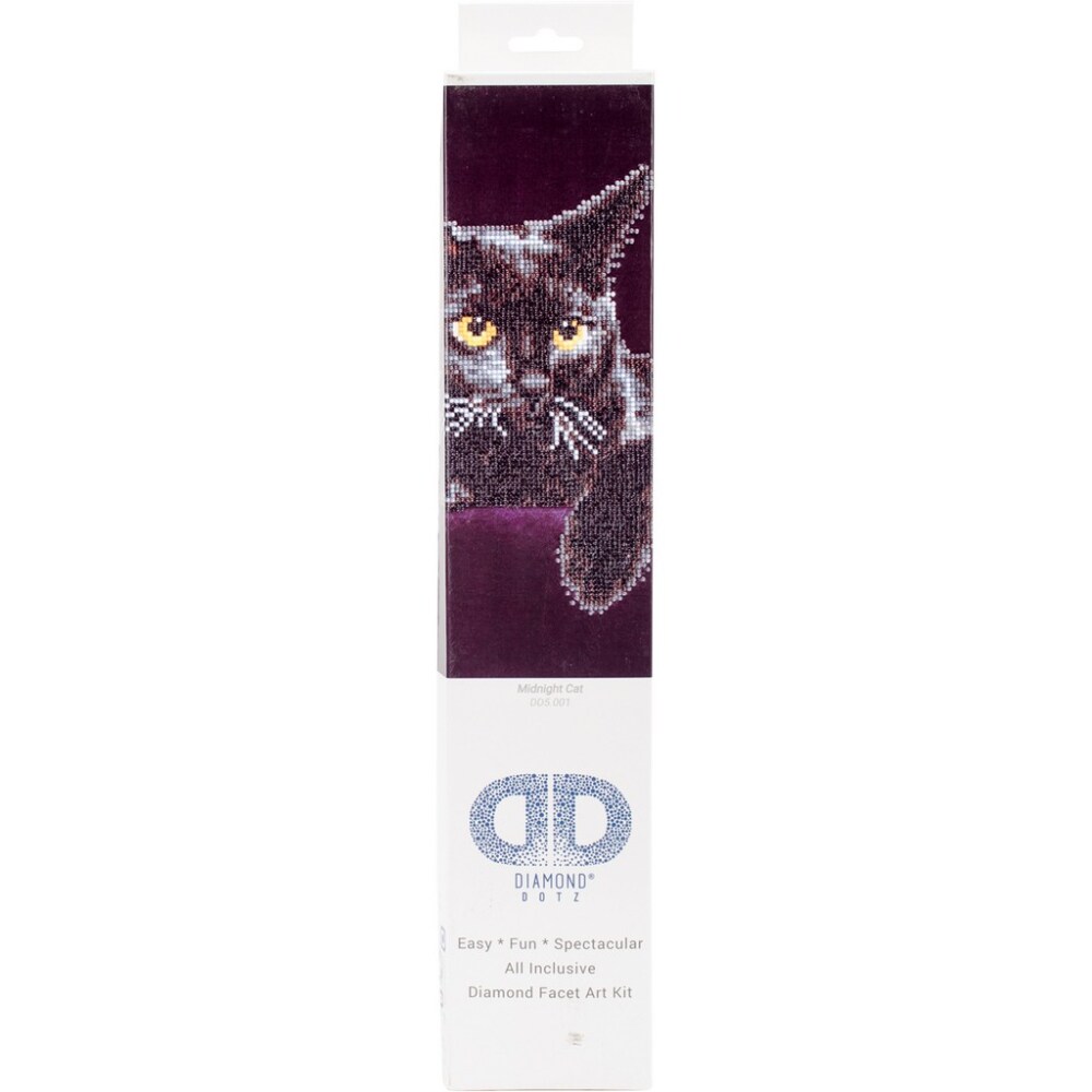 Diamond Dotz Diamond Art Kit 13.75 X17 -Midnight Cat, 1 - Kroger