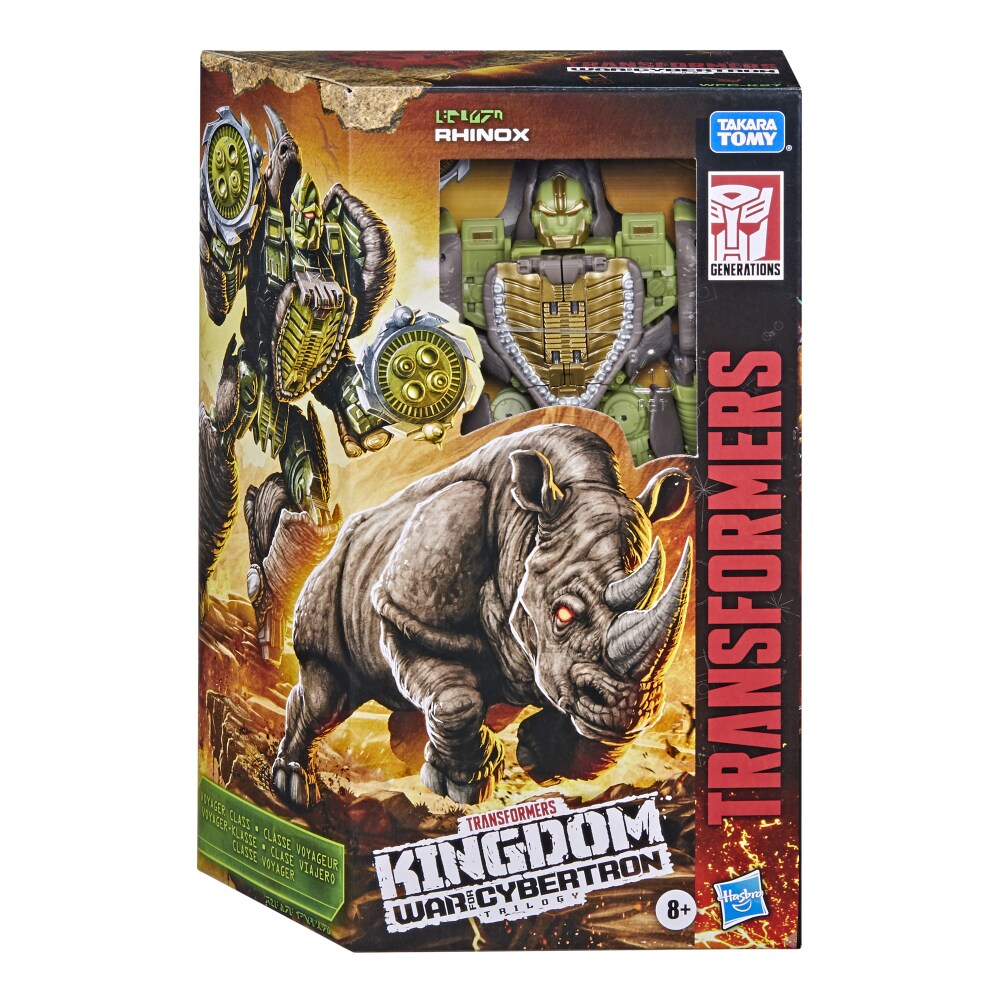 Transformers Generations War Cybertron: Kingdom Voyager WFC-K27 Rhinox Action Figure