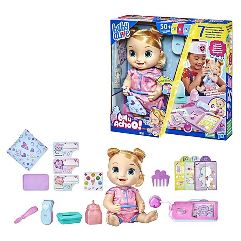 Free Shipping! Baby Alive Lulu Achoo Doll, 12-Inch