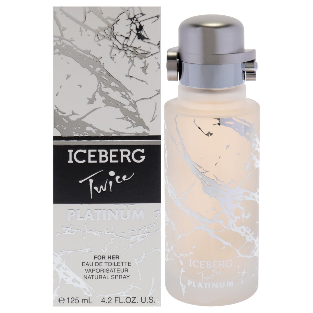 Iceberg Twice Platinum Eau De Toilette Spray By Iceberg - 4.2 oz Iceberg Twice Platinum Eau De Toilette Spray By Iceberg - 4.2 oz