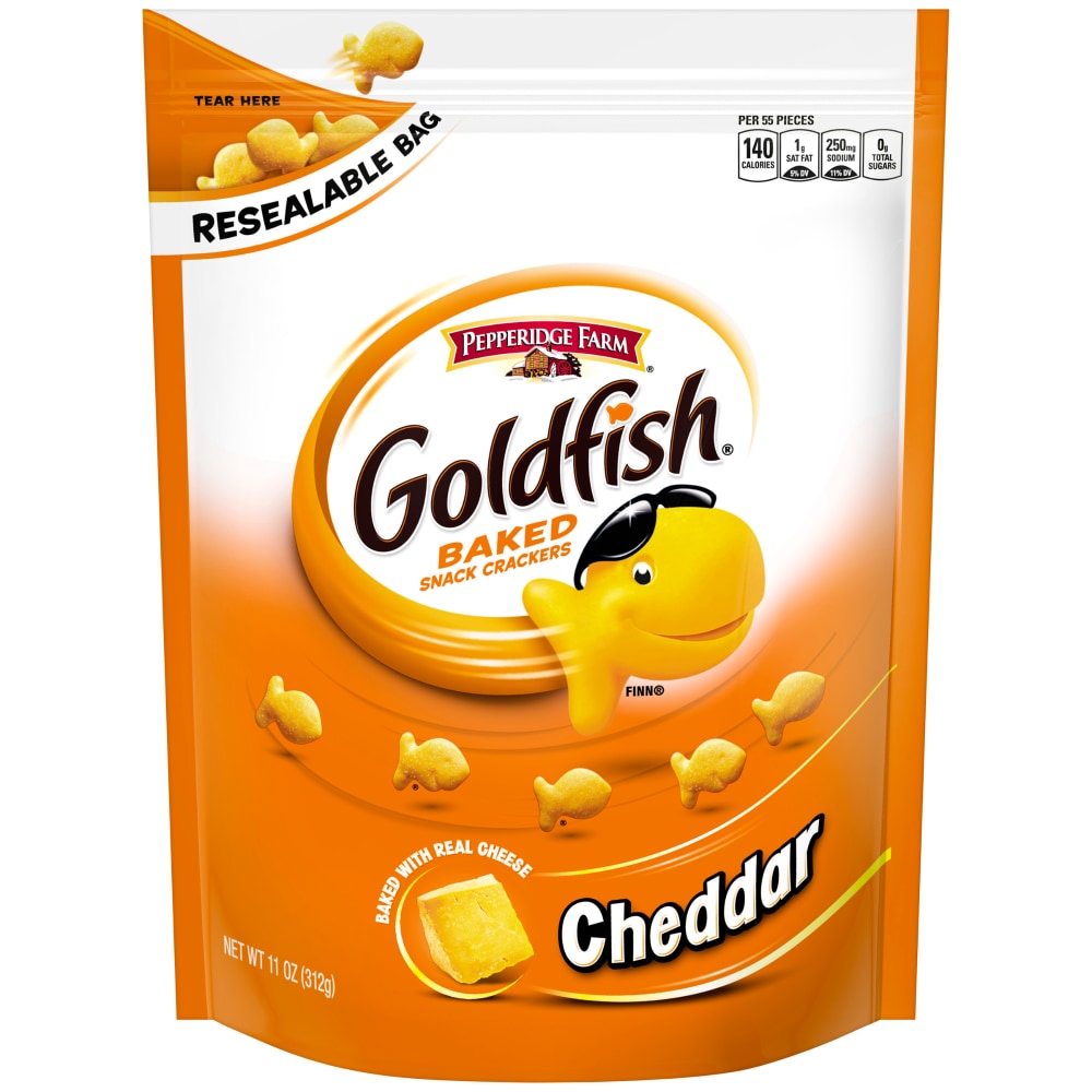Goldfish Cheddar Baked Snack Crackers 3 Ct 11 Oz Dillons Food Stores
