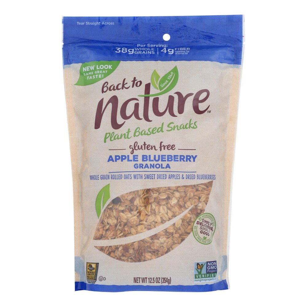 Back To Nature Granola Apple Blueberry Case Of 6 12 5 Oz 12 5 Oz Qfc