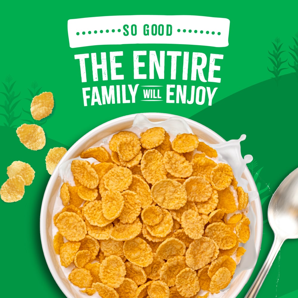 Kroger Corn Flakes Toasted Cereal 18 oz Kroger