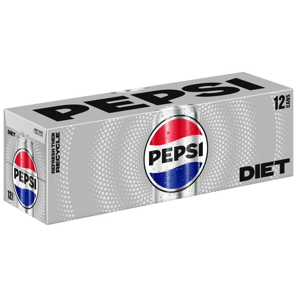 Diet Pepsi Cola Soda 12 Cans 12 Fl Oz Pick N Save