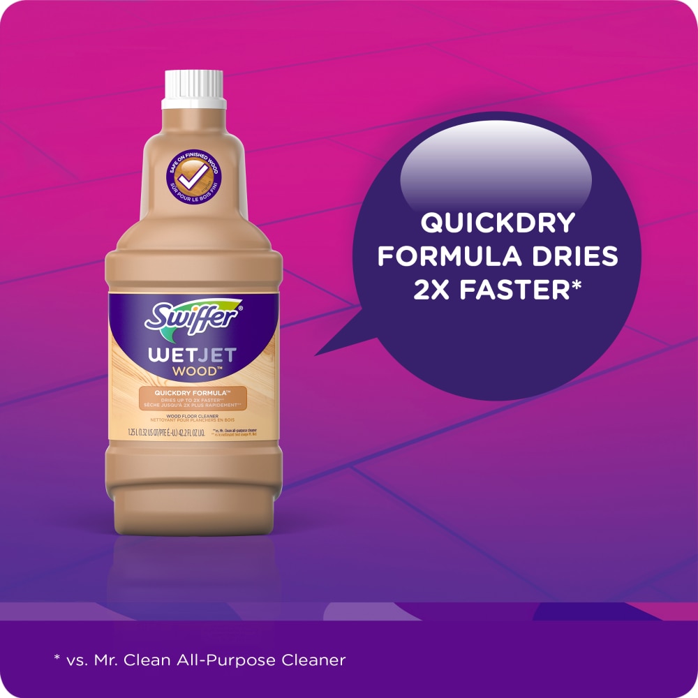 Qfc Swiffer Wetjet Hardwood Floor Cleaner Refill 1 25 L
