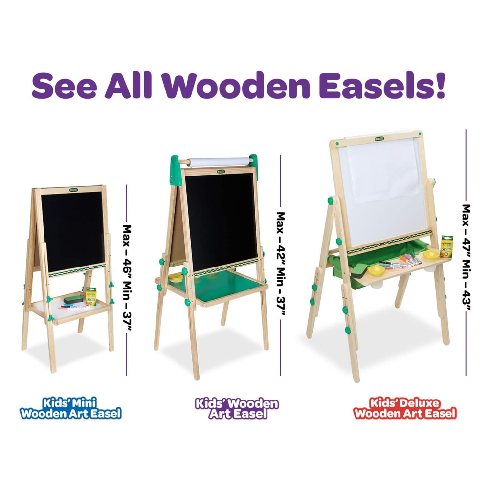 Crayola kids wooden art easel outlet
