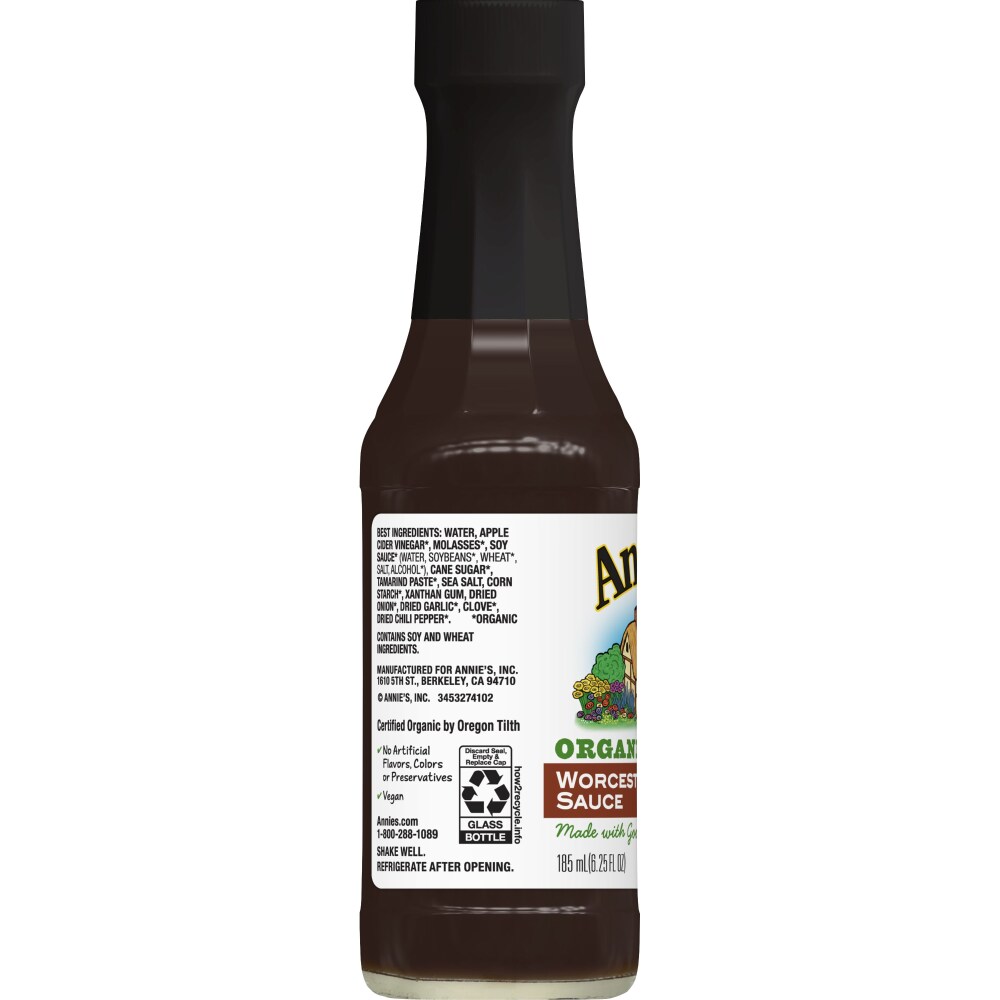 Kroger Annie S Organic Worcestershire Sauce 6 25 Fl Oz