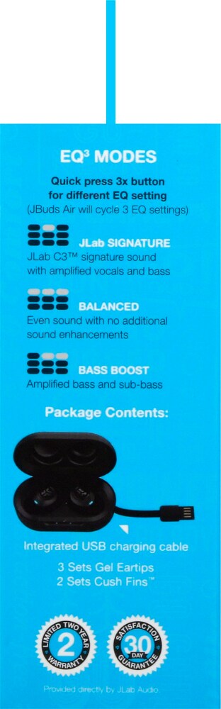 JLab Audio Earbuds - Black