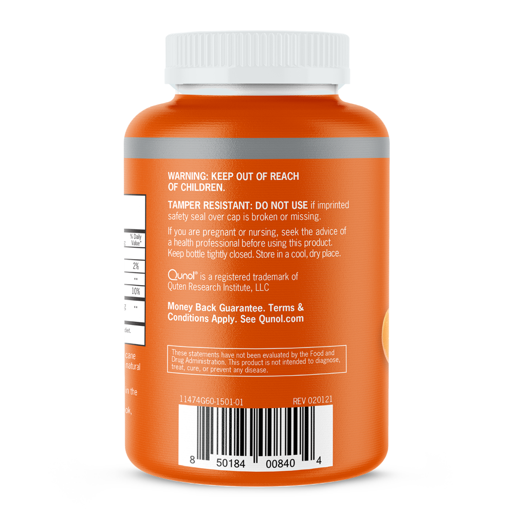 Qunol® Creamy Orange Turmeric Curcumin Complex Gummies