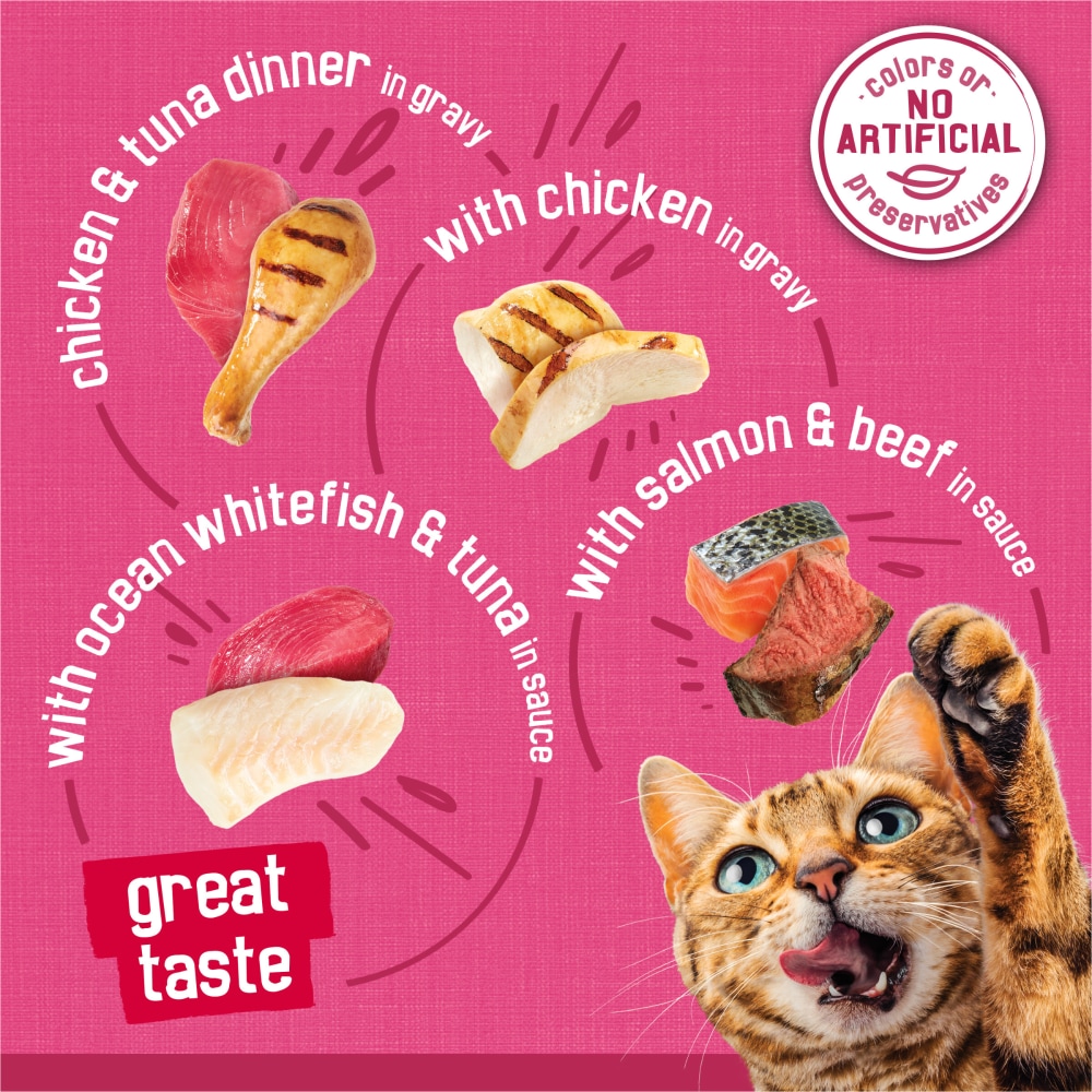 TLDR Review: Friskies Surfin' & Turfin' Prime Filets Cat Food Variety Pack