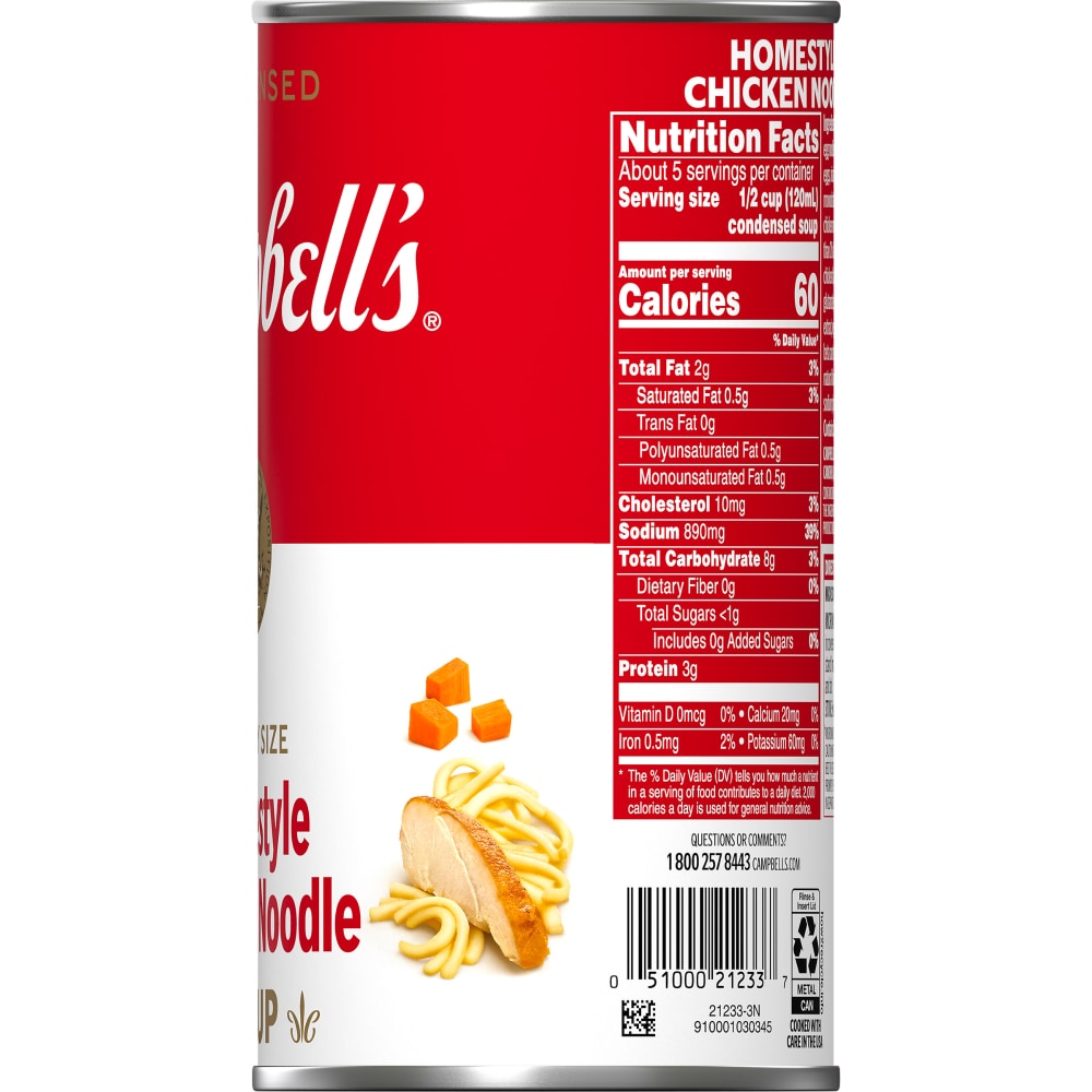 Campbell's® Condensed Homestyle Chicken Noodle Soup Family Size