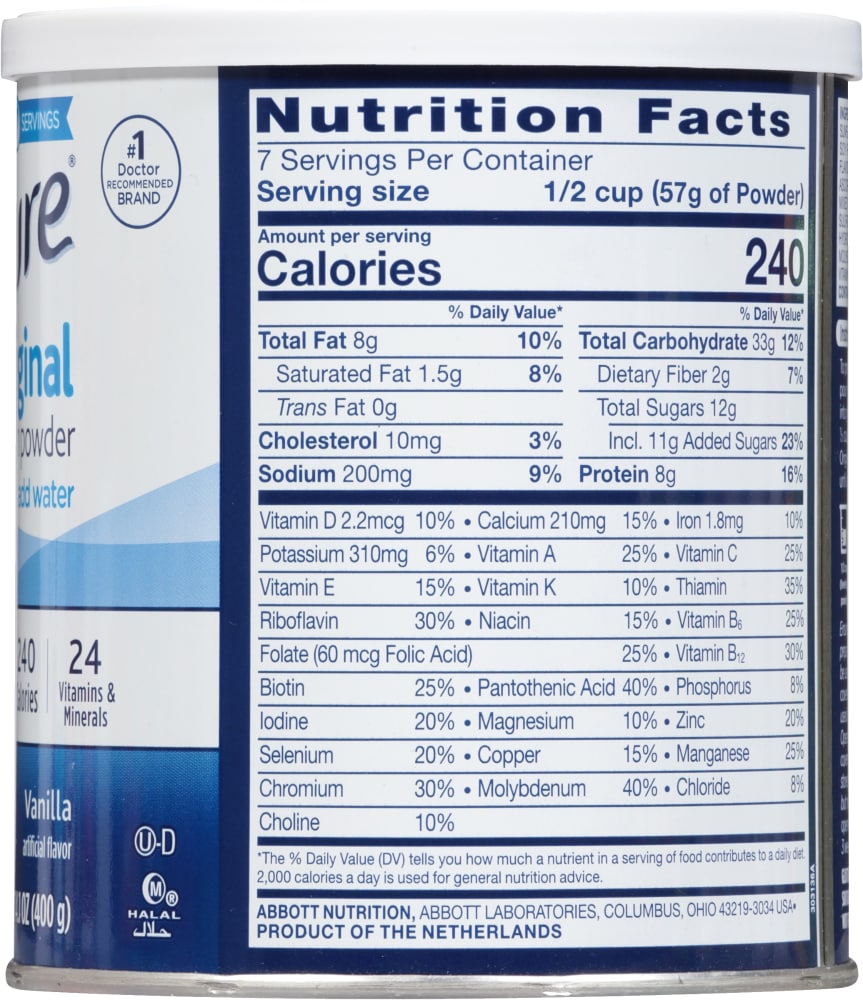 Ensure® Original Vanilla Nutrition Powder