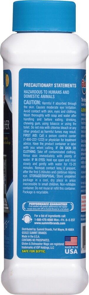 Glisten® Dishwasher Magic Dishwasher Cleaner and Disinfectant