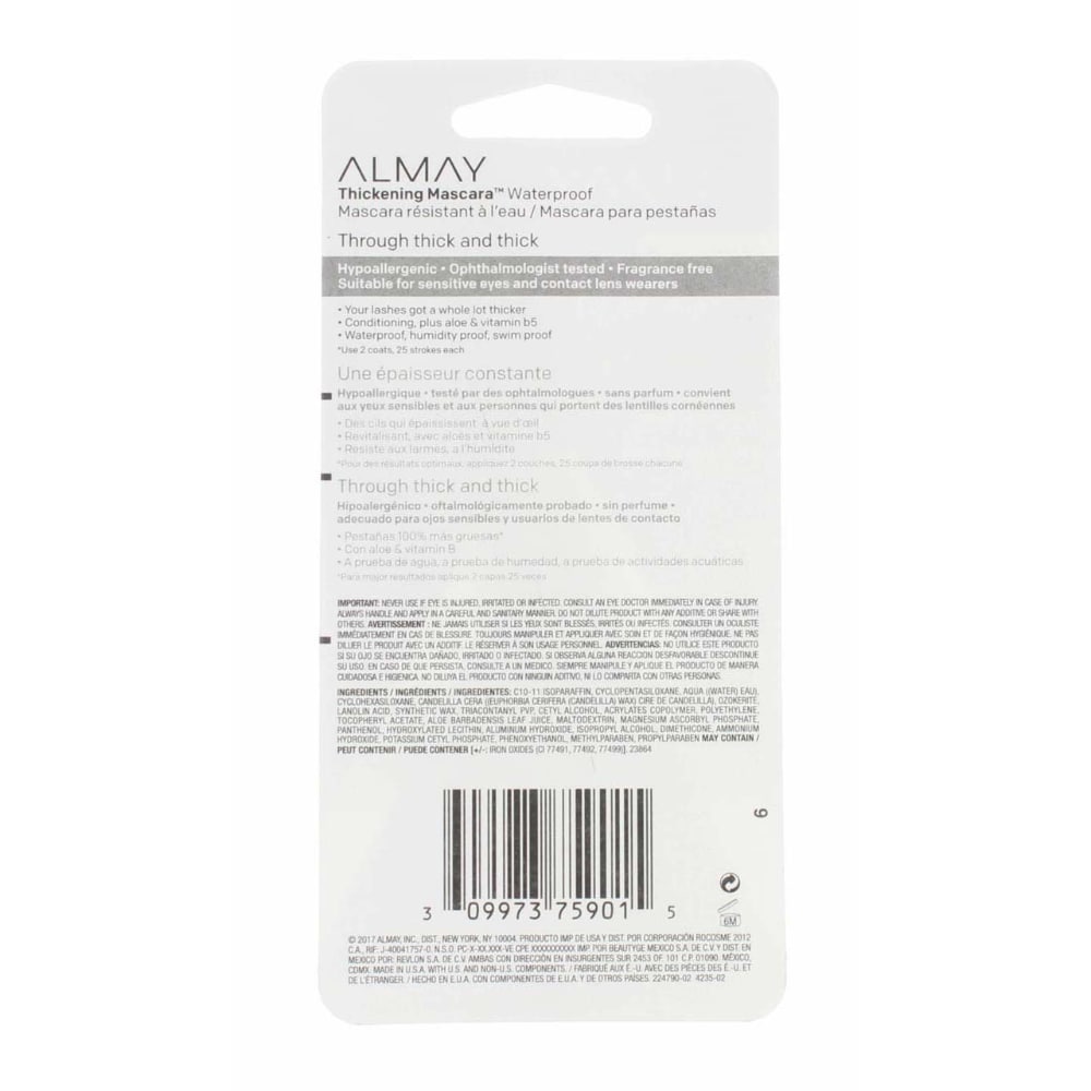 ONE COAT THICKEN WP MASC BLACK