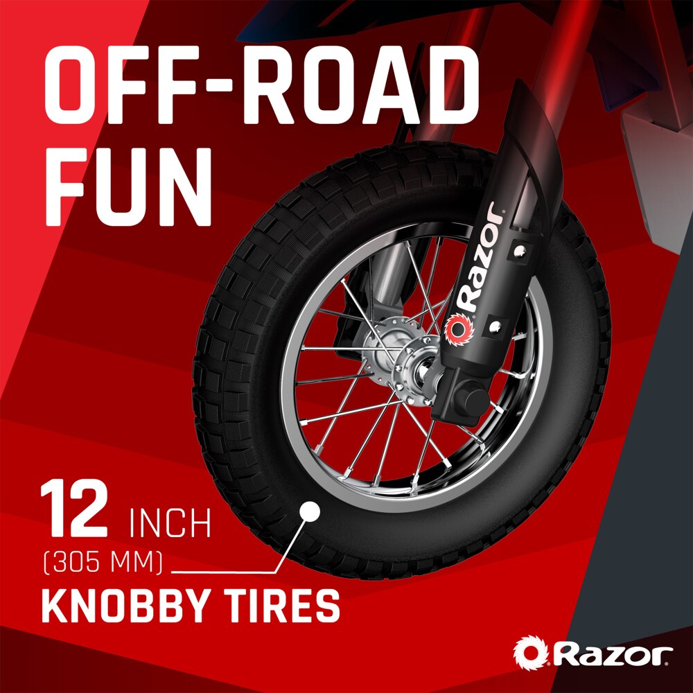 Razor Brandclub Razor MX350 Dirt Rocket 24V Electric Toy Motocross Motorcycle Dirt Bike Blue